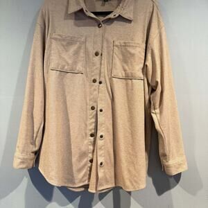 G.H. Bass & Co. Women's XL Shacket in Cream